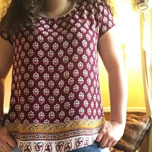 Patterned Blouse